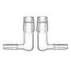 Microdose Glass Elbow Adapter with In-Set Built-In Screen for Arizer XQ2 and Extreme Q, Pack of 2
